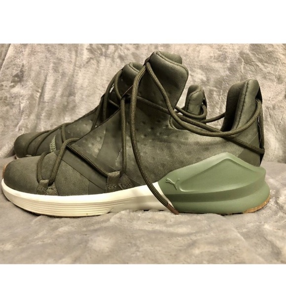 🌹🌹Puma Fierce Rope Olive Running Sneakers Size 7.5🌹🌹 - Picture 4 of 7